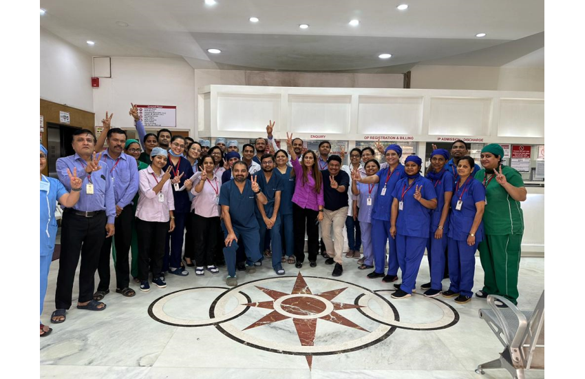 Bankers Heart Institute, OP Road, underwent their 5th edition of the NABH Surveillance Audit.